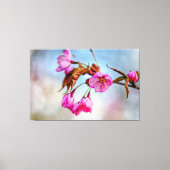 Sakura-Blume in sanft rosa Farben im Springtime Leinwanddruck (Vorderseite)