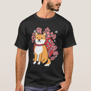 Sakura Blume Japanisch Shiba Inu Cherry Blossom T-Shirt
