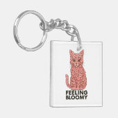 Sakura Blume Kat Gefühl Bloomy Schlüsselanhänger (Vorderseite links)
