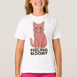 Sakura Blume Kat Gefühl Bloomy T-Shirt