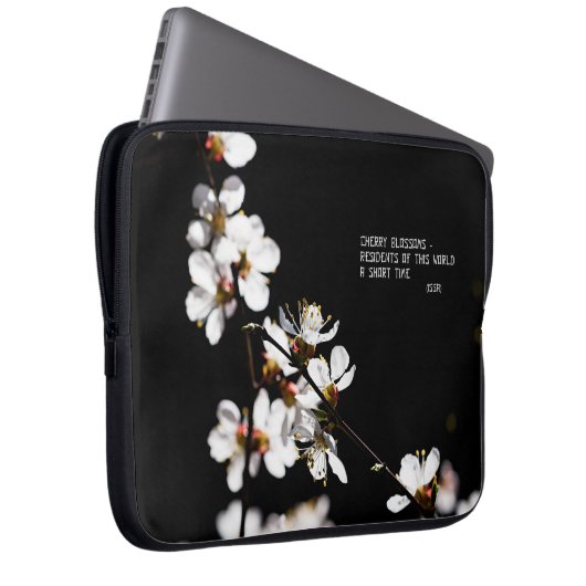 Sakura-Blume Laptopschutzhülle (Vorne Rechts)