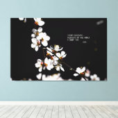 Sakura-Blume Leinwanddruck (Insitu (Holzboden))