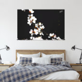 Sakura-Blume Leinwanddruck (Insitu (Schlafzimmer))