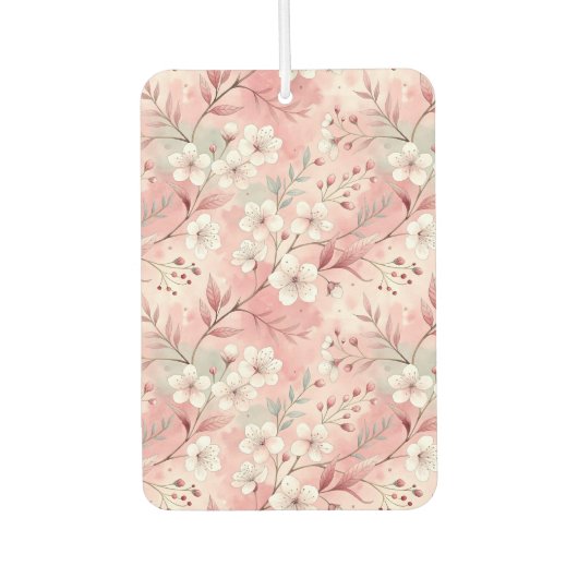 Sakura Blume Pattern Pink Autolufterfrischer (Vorderseite)
