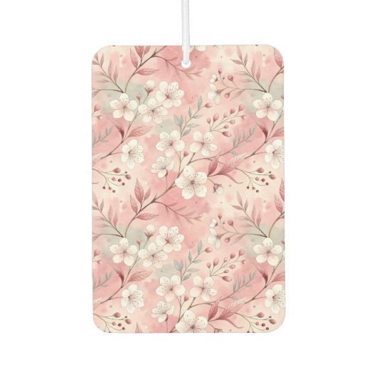 Sakura Blume Pattern Pink Autolufterfrischer (Vorderseite)