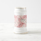 Sakura Blume Pattern Pink Bierglas (Mittel)