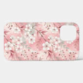 Sakura Blume Pattern Pink Case-Mate iPhone Hülle (Rückseite (Horizontal))