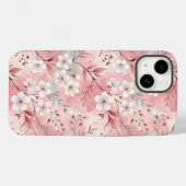 Sakura Blume Pattern Pink Case-Mate iPhone Hülle (Rückseite (Horizontal))