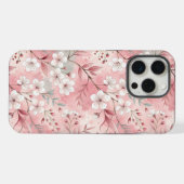 Sakura Blume Pattern Pink iPhone Hülle (Rückseite (Horizontal))