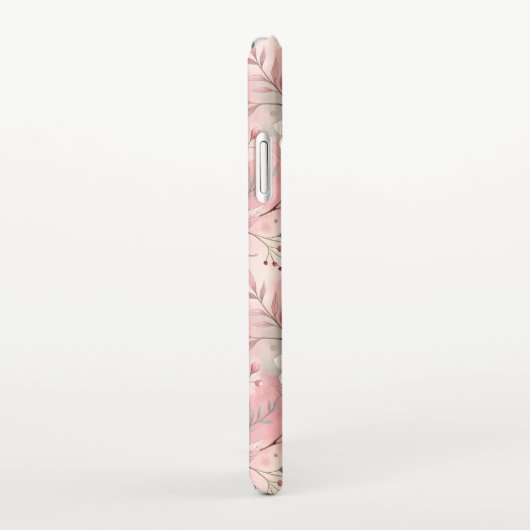 Sakura Blume Pattern Pink iPhone Hülle (Rechte Seite)