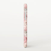 Sakura Blume Pattern Pink iPhone Hülle (Linke Seite)
