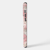 Sakura Blume Pattern Pink iPhone Hülle (Linke Seite)
