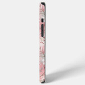 Sakura Blume Pattern Pink iPhone Hülle (Linke Seite)