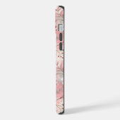 Sakura Blume Pattern Pink iPhone Hülle (Linke Seite)