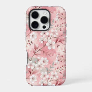 Sakura Blume Pattern Pink iPhone 16 Pro Hülle