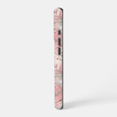 Sakura Blume Pattern Pink iPhone Hülle (Linke Seite)