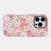 Sakura Blume Pattern Pink iPhone Hülle (Rückseite (Horizontal))