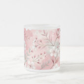 Sakura Blume Pattern Pink Mattglastasse (Mittel)