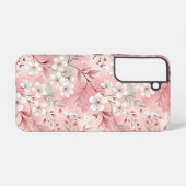 Sakura Blume Pattern Pink Samsung Galaxy Hülle (Rückseite (Horizontal))