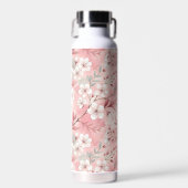 Sakura Blume Pattern Pink Trinkflasche (Vorne)