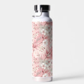 Sakura Blume Pattern Pink Trinkflasche (Rechts)