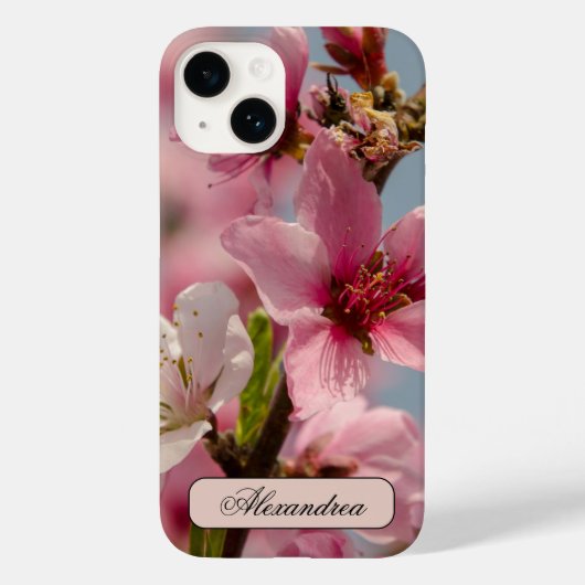 Sakura Blume, rosa japanische Blume Case-Mate iPhone Hülle (Rückseite)
