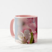Sakura Blume, rosa japanische Blume Tasse (Vorderseite Links)