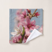 Sakura-Blume, rosa japanische Fotografie Badhandtuch Set (Waschlappen)