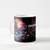 Sakura Blume Tasse (Vorderseite Links)