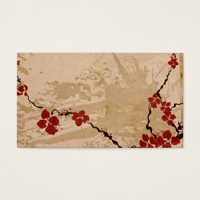 Sakura Blume Visitenkarte (Vorderseite)