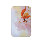 Sakura - Blüte der japanischen Kirsche Badematte (Vorderseite Vertikal)