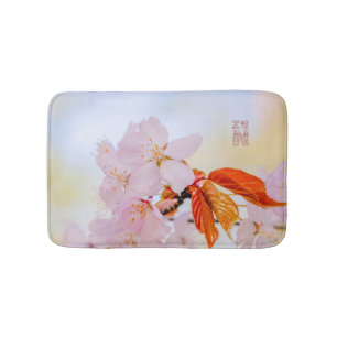Sakura - Blüte der japanischen Kirsche Badematte