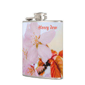 Sakura - Blüte der japanischen Kirsche Flachmann (Links)