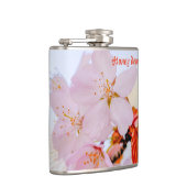 Sakura - Blüte der japanischen Kirsche Flachmann (Rechts)