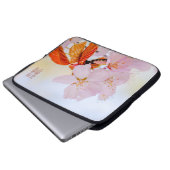 Sakura - Blüte der japanischen Kirsche Laptopschutzhülle (Vorne Knopf)
