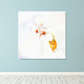 Sakura - Blüte der japanischen Kirsche Leinwanddruck (Insitu (Holzboden))