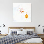 Sakura - Blüte der japanischen Kirsche Leinwanddruck (Insitu (Schlafzimmer))
