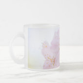 Sakura - Blüte der japanischen Kirsche Mattglastasse (Links)