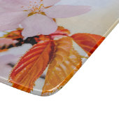 Sakura - Blüte der japanischen Kirsche Schneidebrett (Ecke)