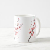 Sakura-Blüten Kaffeetasse (VorderseiteRechts)