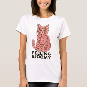 Sakura-Blüten-Katze Feeling Bloomy T-Shirt