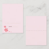 Sakura Blüten Silhouette Klappende Platzkarten (Vorne/Hinten)