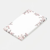 Sakura-Blüten und Fächer Post-it Klebezettel (angewinkelt)