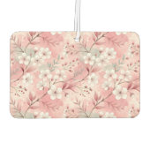 Sakura-Blütenmuster Rosa Autolufterfrischer (Rückseite)