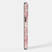 Sakura-Blütenmuster Rosa iPhone Hülle (Rechte Seite)