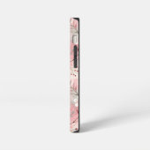 Sakura-Blütenmuster Rosa iPhone Hülle (Linke Seite)