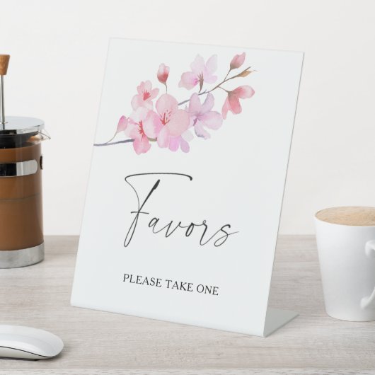 Sakura - Brautfavoriten nehmen Sie bitte einen Sockelschild (In SItu)