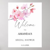 Sakura - Brautparty - Begrüßungszeichen Poster (Vorne)