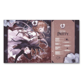 sakura cardcaptor magnetische visitenkarte