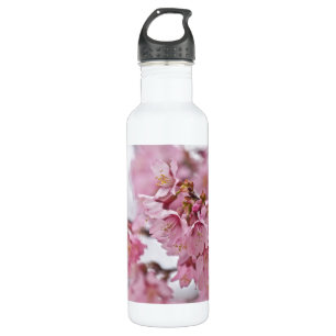 Sakura Cheroms Blüten Pink Edelstahlflasche